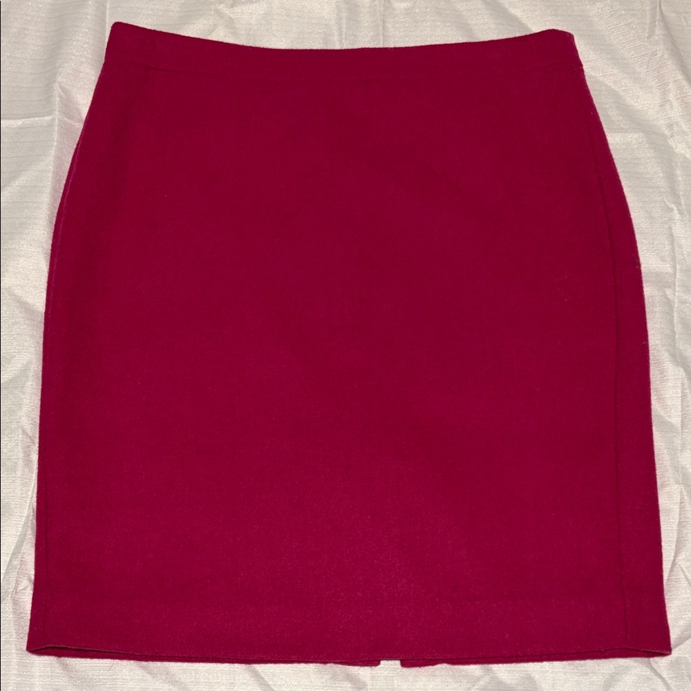 J. Crew Vibrant Pink Pencil Skirt